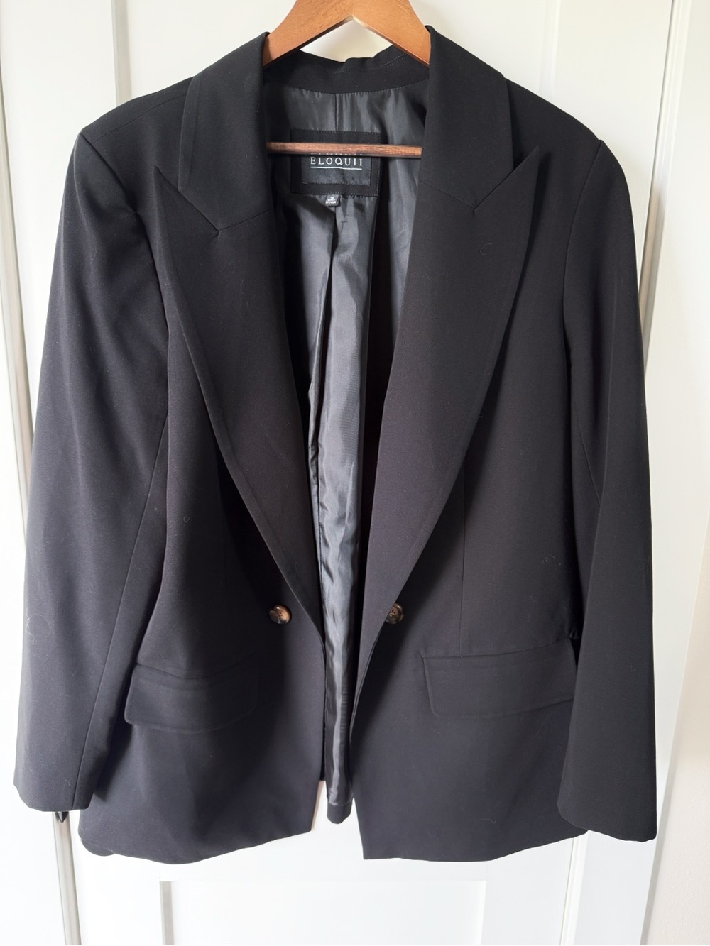 Eloquii Black Blazer Plus Size